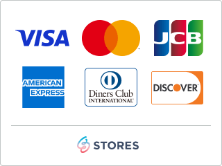 ご利用いただけるクレジットカード：VISA、Mastercard、JCB、American Express、Diners Club、DISCOVER